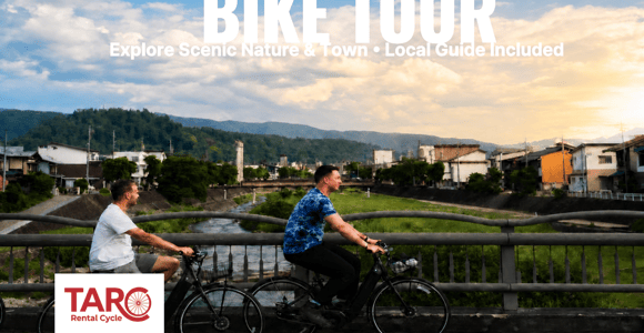 Takayama : vélo électrique et balade à pied avec un guide