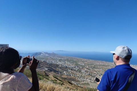 Santorin : visite panoramique en minibus privéSantorin : visite panoramique en minibus