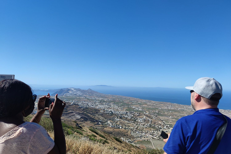 Santorini: Prywatna wycieczka krajoznawcza minibusemSantorini: Panoramiczna wycieczka krajoznawcza minibusem