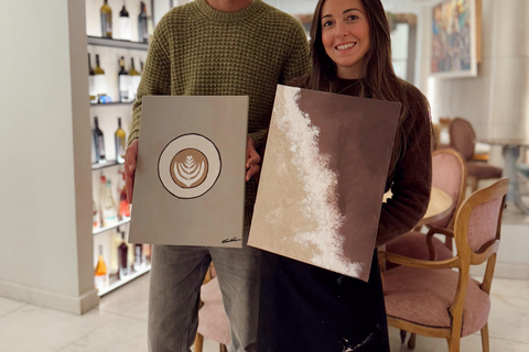 Alicante: Private Art Experience for Couples – Paint & Sip