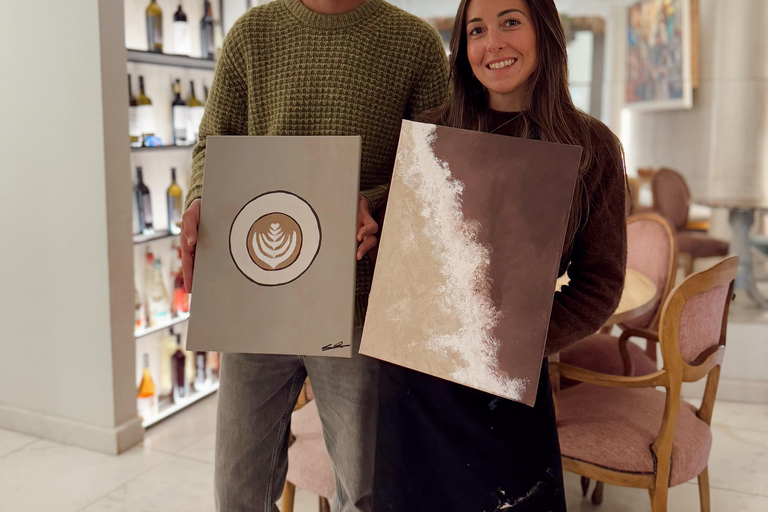 Alicante: Private Art Experience for Couples – Paint & Sip