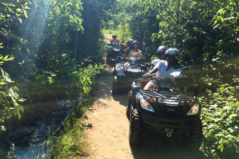 Split: Aventura en quad ATV con baño en la cascadaPaseo en tándem