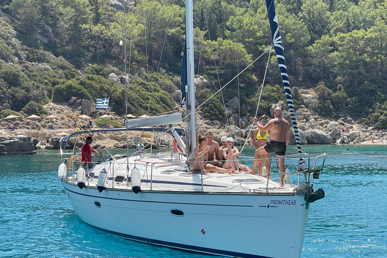 Rhodes: Sailing Adventure with Lunch and Snorkeling