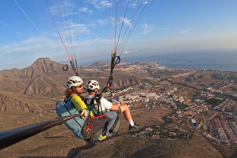 Tenerife: Sunset Paragliding Flight with Photos and Videos
