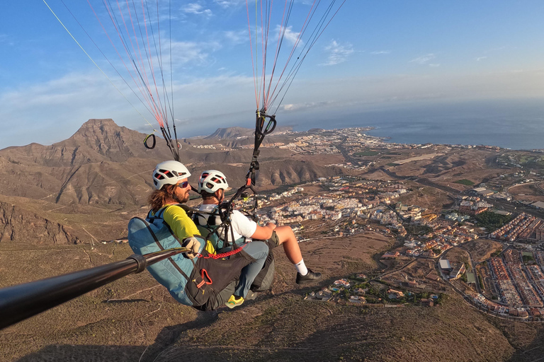 Tenerife: Sunset Paragliding Flight with Photos and Videos