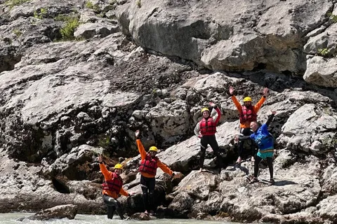 Permet: avventura di rafting sul fiume Vjosa