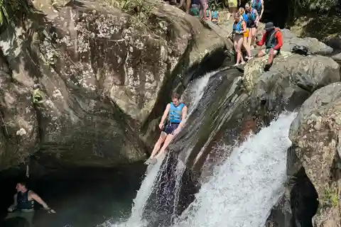 El Yunque Rainforest Famous Waterslide, Waterfalls