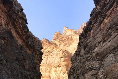 Dagtrip naar Jabal Shams, Wadi Nakhar, Misfat Al Abriyeen