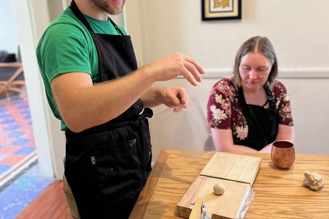 Mexico City: Salsa and Tortilla-Making Class with Drinks Rooftop artist's studio class