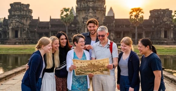 Angkor Wat Sunrise: Guided Tour Supporting Female Drivers