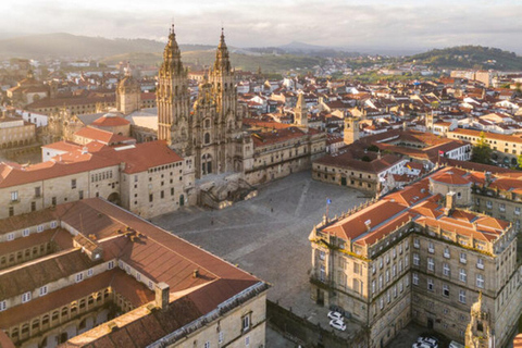 La Coruna: Santiago Essential Van Private Tour for Cruisers