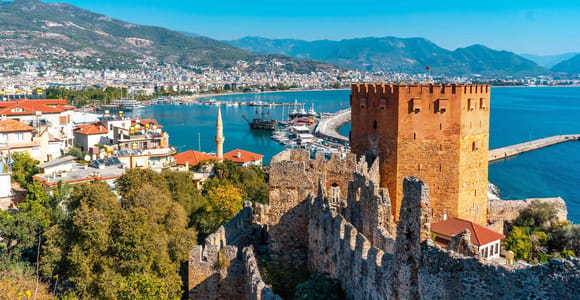 Highlights der Stadt Alanya & BBQ-Party am Strand bei Sonnenuntergang