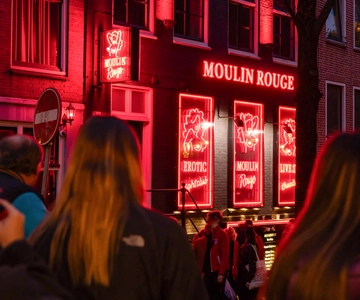 Amsterdam: Red Light District Tour in German/English/Italian