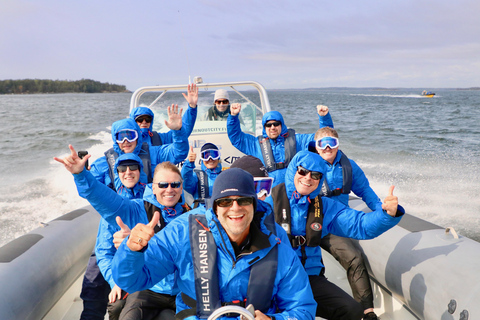 Helsinki: Private RIB Boat Cruise with Snacks and Drinks