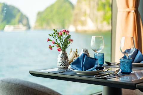 Ha Long 3D2N Or 2D1N By A Luxury Cruise & Bathtub & Balcony Private Car Transfer & Private Guide & Shared Cruise in 3D2N
