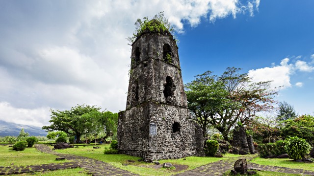 Visit Bicol Philippines Sumlang Lake Express with Cagsawa Ruins in Legazpi, Philippines