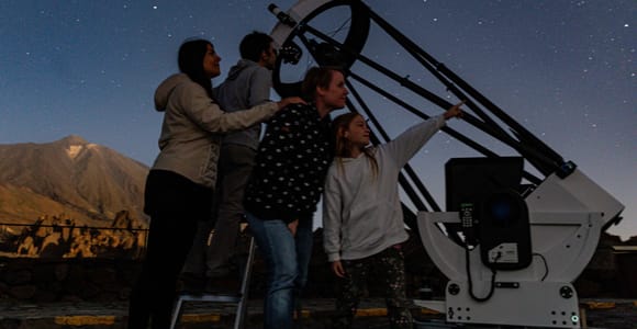 Parque Nacional del Teide: tour guiado de observación de estrellas con telescopio