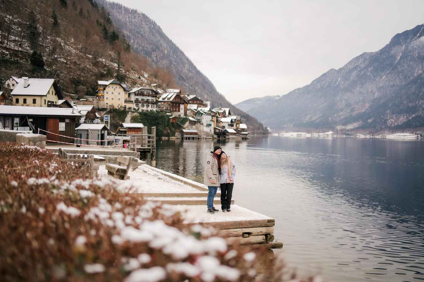 Sesión de fotos privada y profesional de vacaciones en Hallstatt