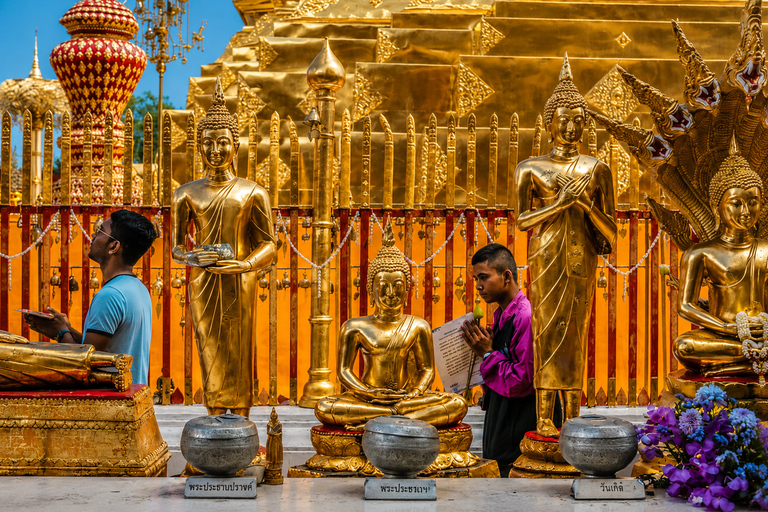 Chiang Mai: 3 Hour Doi Suthep Temple Tour with Red Car Ride