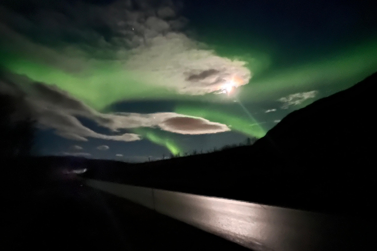 Tromsö: Northern Lights Chase Tour med snacks och dryck