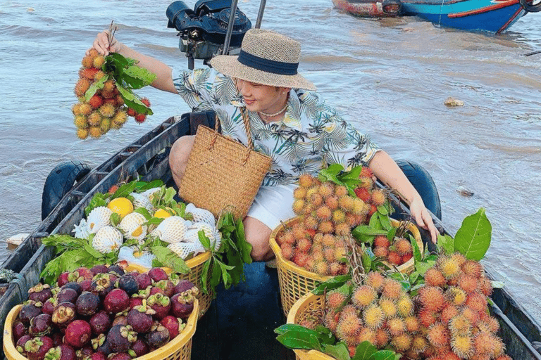 Tour de 1 dia pelo Mekong Can Tho - Mercado flutuante e túneis de Cu Chi[Preço da excursão em grupo] A partir de 5 pessoas, o custo é de 80 dólares por pessoa