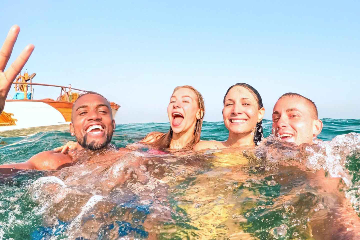 From Sorrento: Capri Boat Tour with Snorkeling & Drinks