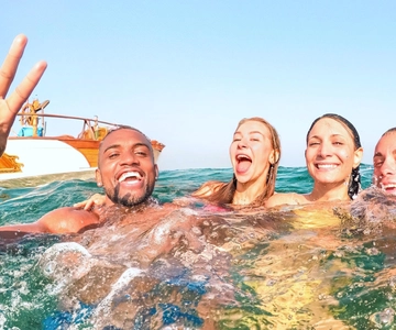 From Sorrento: Capri Boat Tour with Snorkeling & Drinks