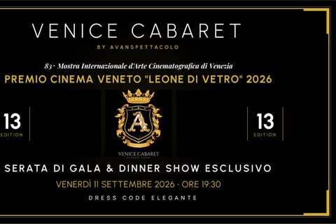 Venice: Veneto Cinema Glass Lion Award Entry Ticket