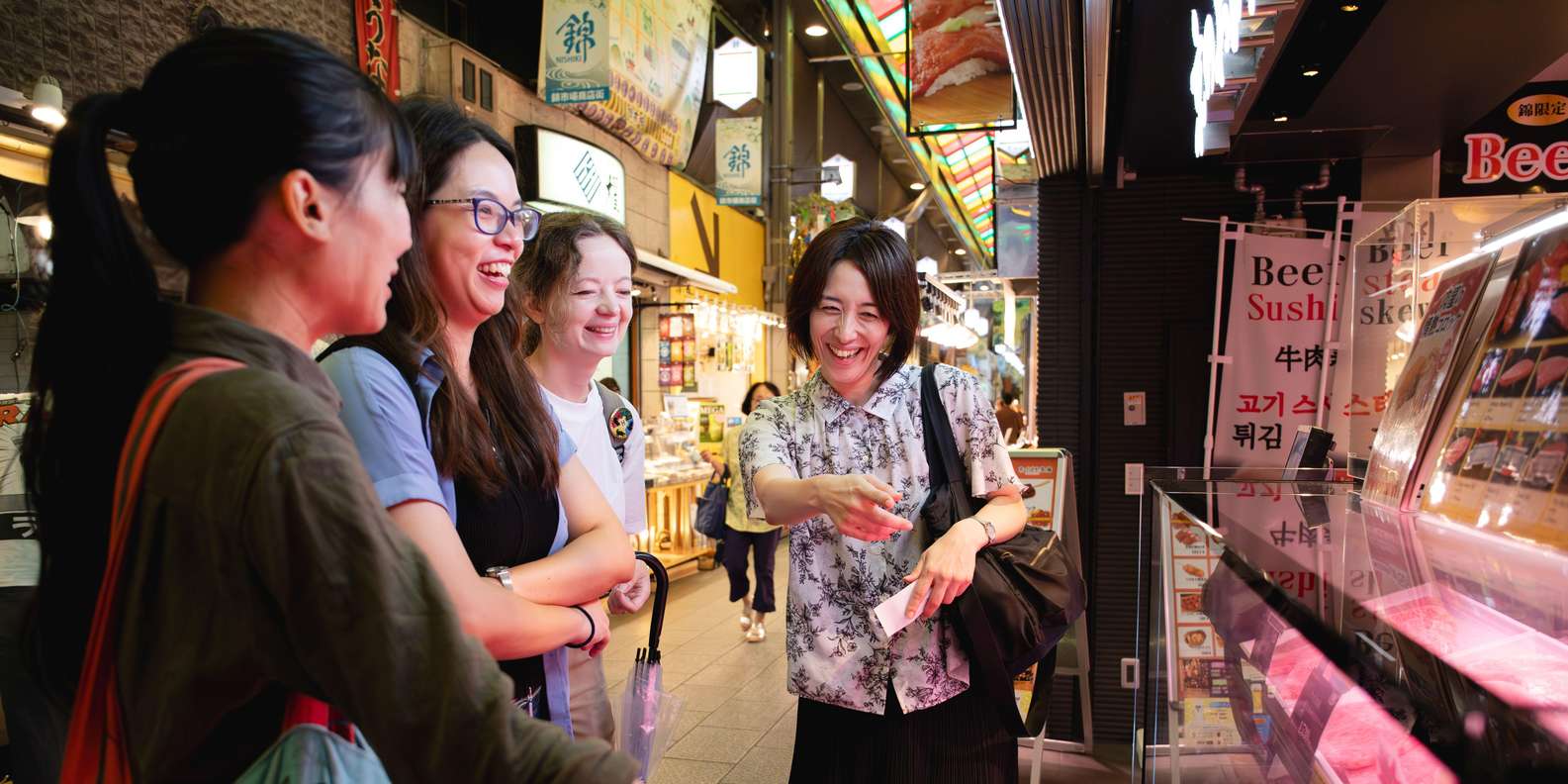 Kyoto: Nishiki Market Walk Tour with Tea Ceremony Experience