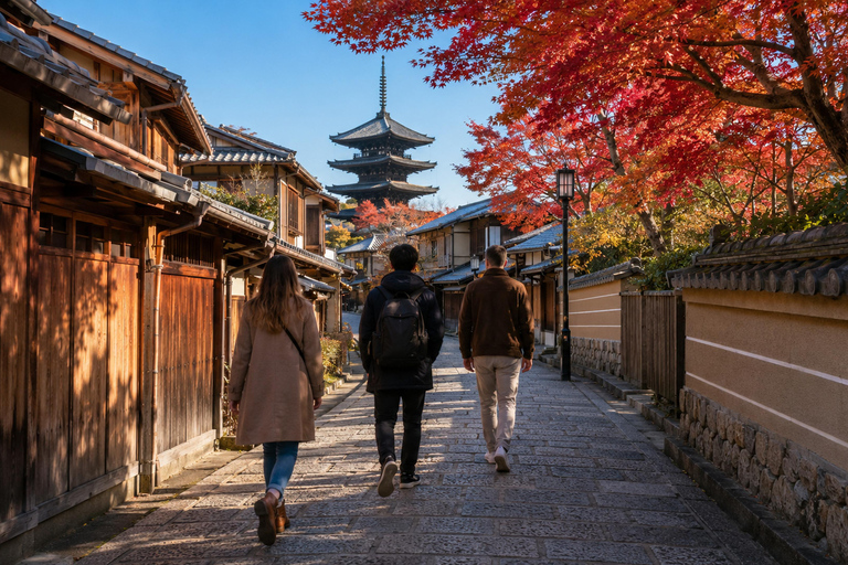 Kyoto: Kiyomizu-dera Autumn Colors & Historic Streets Walk Early Bird 20% Off – Limited Autumn Offer