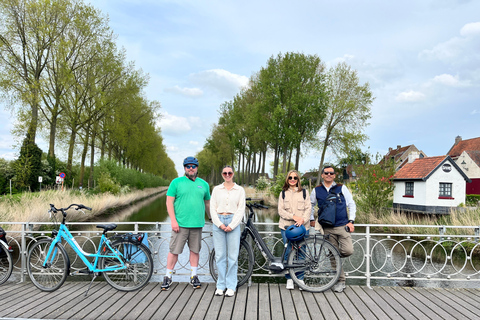 From Bruges: Half-Day Guided E-Bike Tour to Dutch border