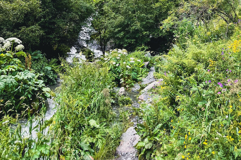 Kazbegi: Gveleti Waterfalls Private Tour with 4x4