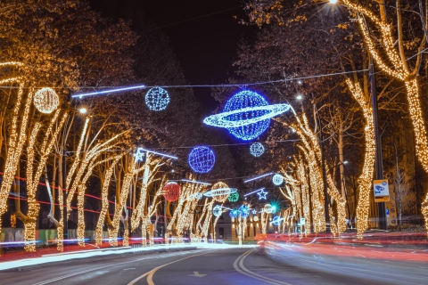 Tiflis: Visita navideña y Glühwein, media jornada de paseo guiadoTour privado