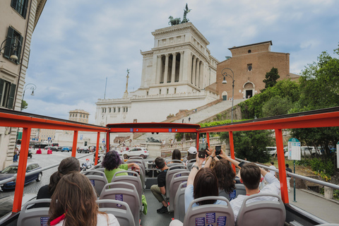 From Civitavecchia: Hop-On Hop-Off Rome Tour & Bus Transfer Rome Transfer Only by bus from Civitavecchia in Italian