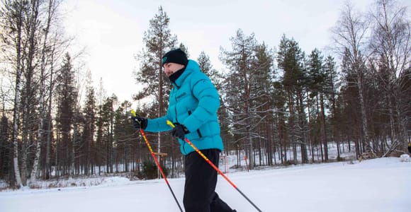 Levi: Small Group Cross-Country Skiing for Beginners