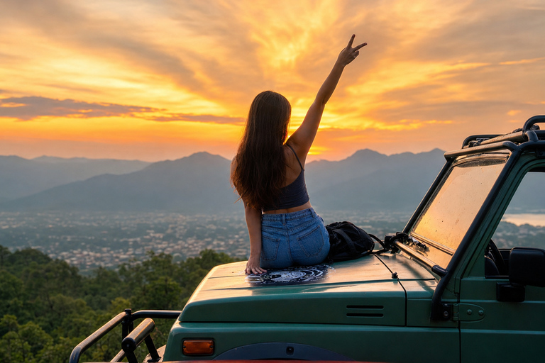 Bali: Mount Batur Sunrise Private Jeep & Natural Hot Spring Private Sunrise Jeep & Hot Spring (Meet at Jeep Basecamp)