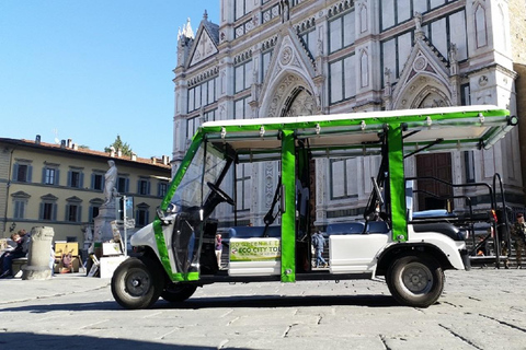 Florença: Tour particular em um mini carro elétrico com guia localTour padrão