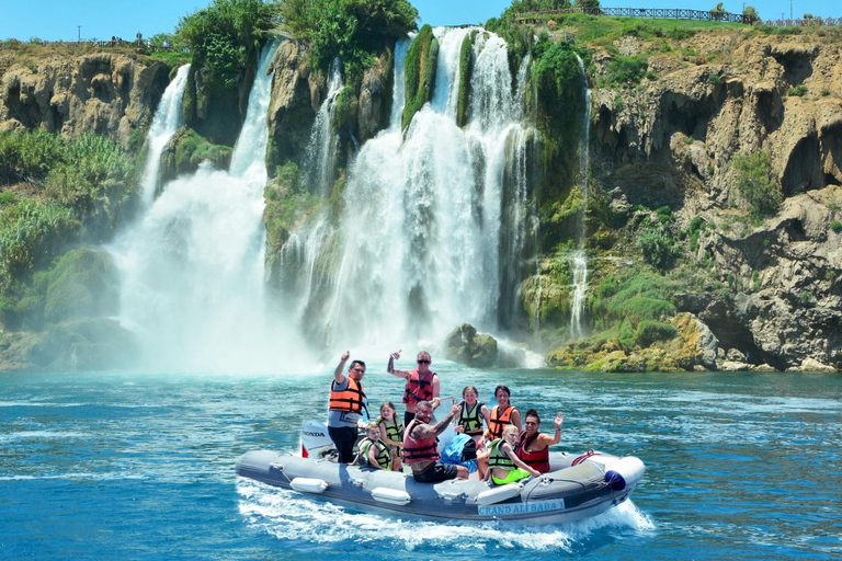 Antalya: Ali Baba Pirate Ship Deluxe Cruise Düden Waterfall Without Transfer and Soft Drinks included