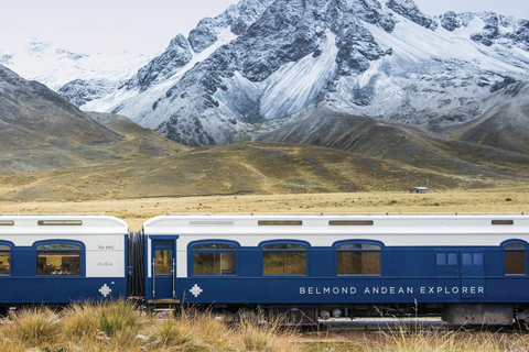 Luxury train to Lake Titicaca with overnight on board