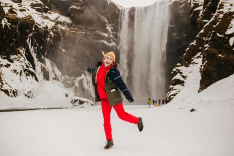 South Coast Private tour with Black Pizza & Glacier Hike