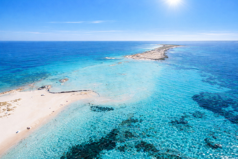 Ibiza: Formentera Boat with Open Bar, 3 meals & Sunset Party ADVANCE: Standard selection of food & open bar option