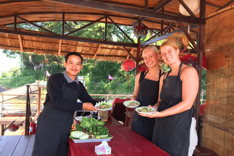 Luang Prabang: Mekong River Cooking Class with Hotel Pickup