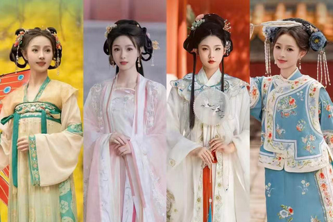 Shanghai Yuyuan Ancient City: Hanfu Makeup Photography