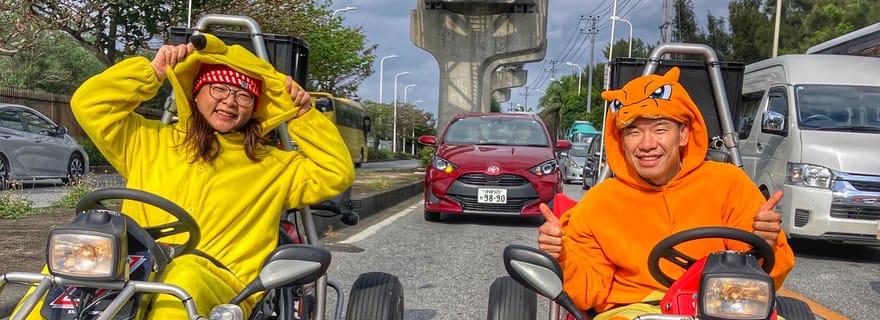 Visite en kart à Naha par GORILLA KART OKINAWA