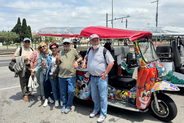 Tour privati di Lisbona in tuk-tuk 100% elettricitour privati di Lisbona in tuk-tuk 100% elettrici