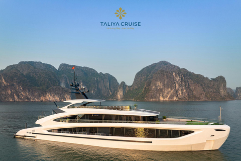 Ha Long & Lan Ha Bay Luxury Yacht: Dark Cave, Kayak, Sunset Private Car Transfer & Private Tour Guide & Shared Boat