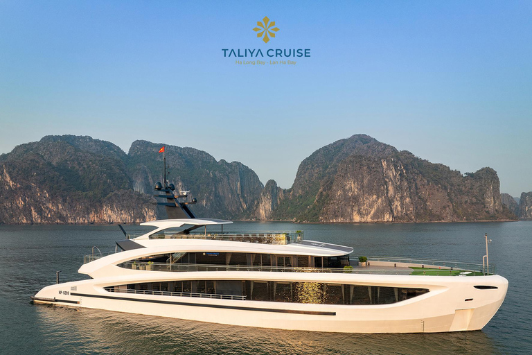 Ha Long & Lan Ha Bay Luxury Yacht: Dark Cave, Kayak, Sunset Private Car Transfer & Private Tour Guide & Shared Boat