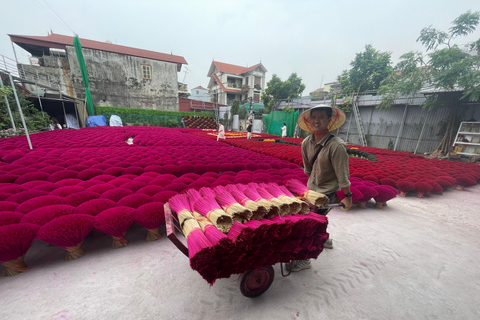 Hanoi : visite Instagram du village de l&#039;encens et du village de la fabrication des chapeauxVisite d&#039;une demi-journée