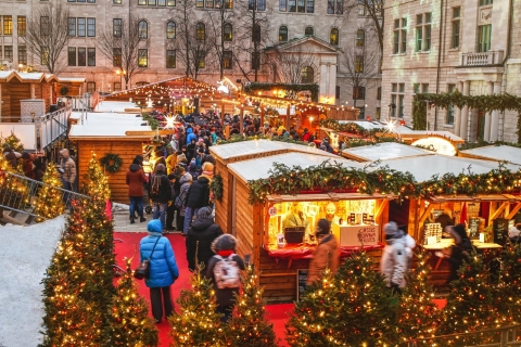 Quebec: Degustación en el mercado navideño alemánQuebec: Tour de degustación del mercado navideño alemán - Guía en español