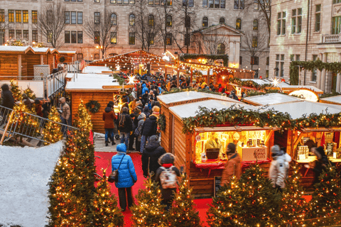 Quebec: Degustación en el mercado navideño alemánQuebec: Tour de degustación del mercado navideño alemán - Guía en español